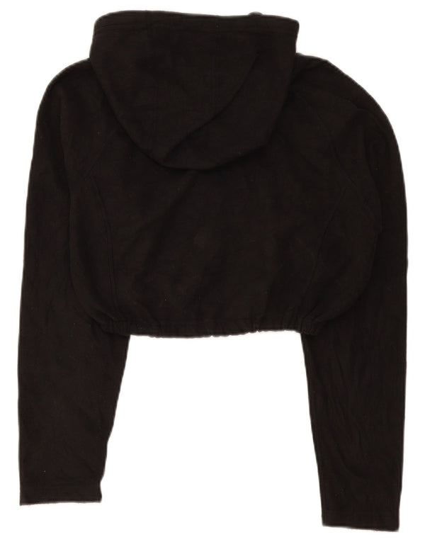 The North Face Chaqueta polar corta con capucha para mujer UK 46 Grande Poliéster negro
