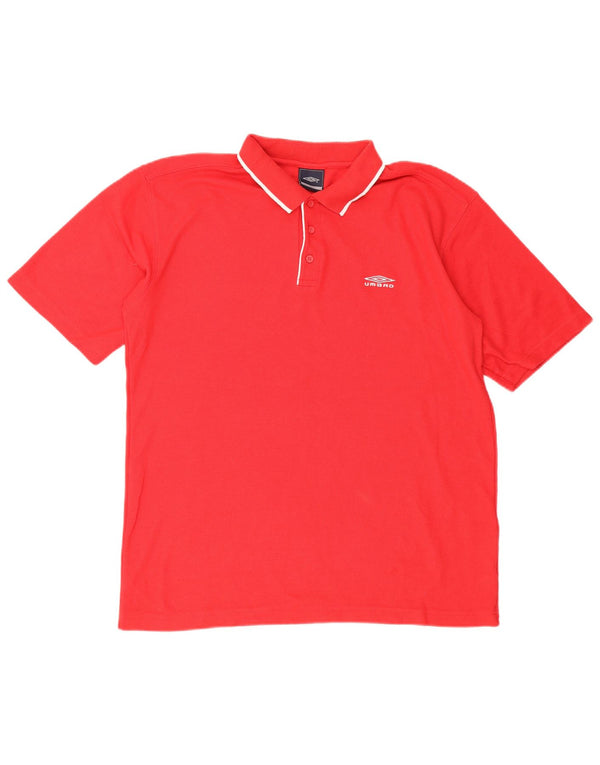 UMBRO Polo Hombre XL Algodón Rojo