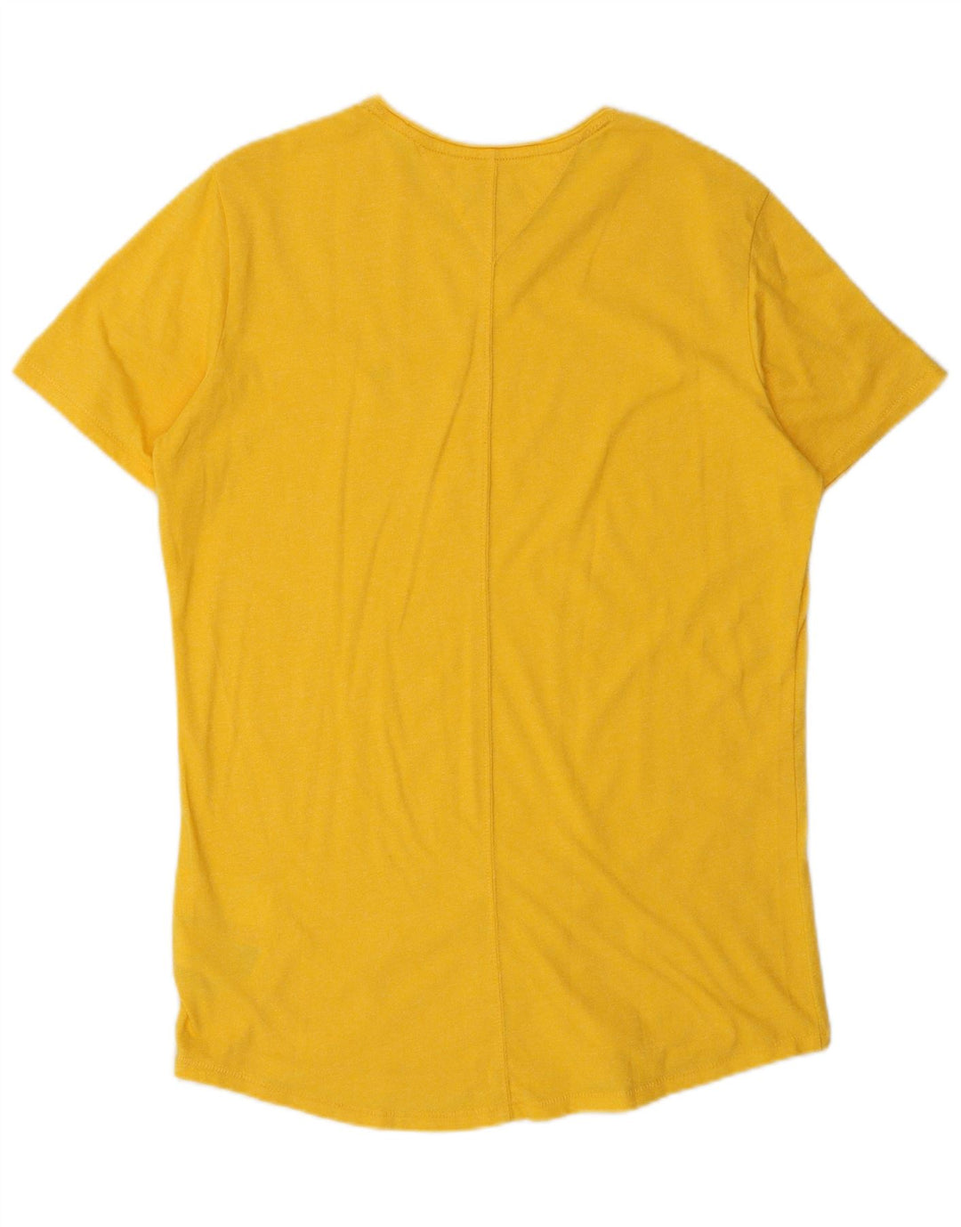 TOMMY HILFIGER Camiseta para mujer Top UK 44 Algodón amarillo mediano