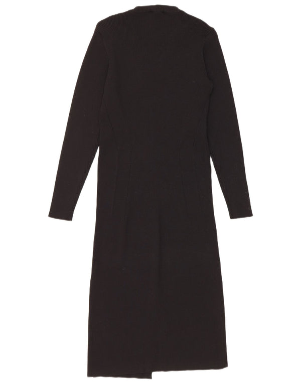 Vestido tipo jersey para mujer Coast UK 46 Large Nylon negro
