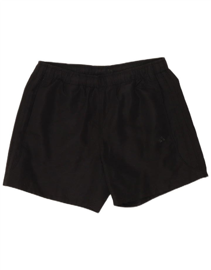 ADIDAS Pantalones cortos deportivos Climalite para hombre Poliéster negro grande