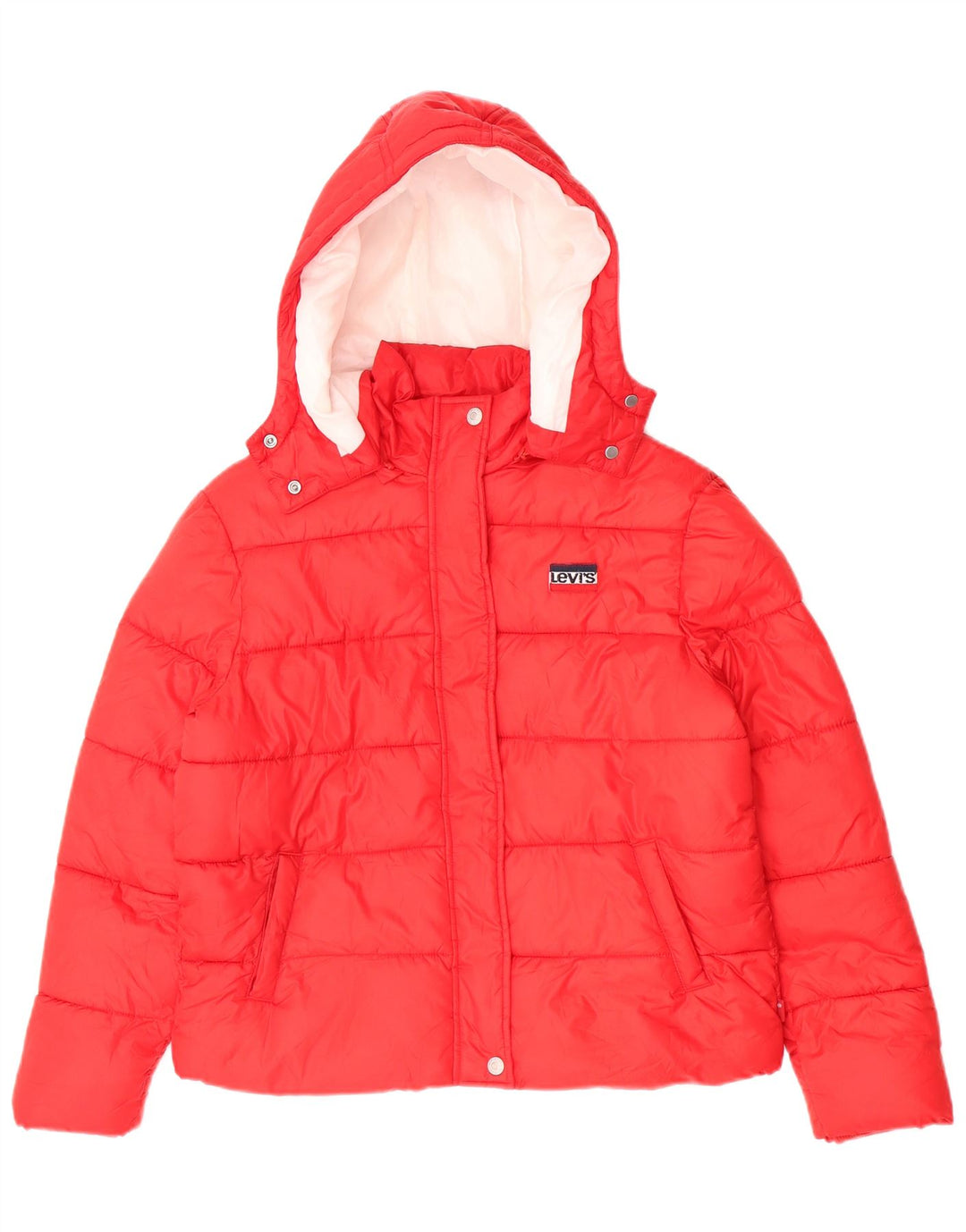Cazadora acolchada con capucha Levi's Niña 15-16 Años Rojo Poliéster