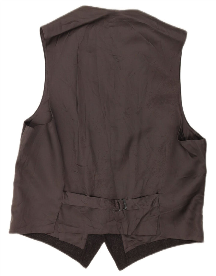 Chaleco vintage para hombre gris medio