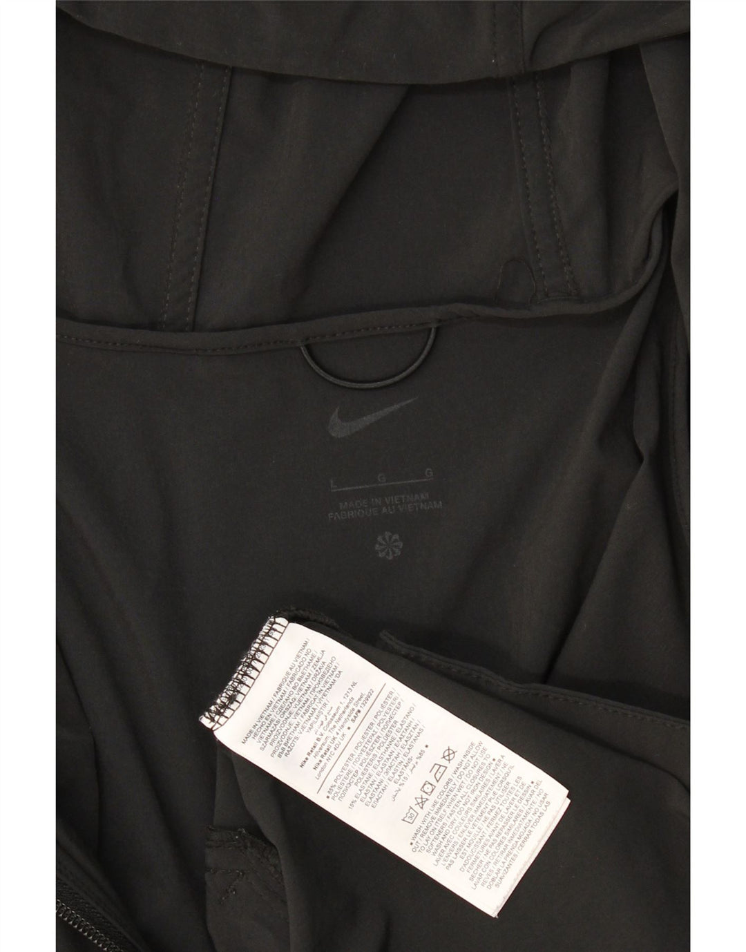 Nike - Chaqueta de chándal con capucha para hombre, talla grande, poliéster negro