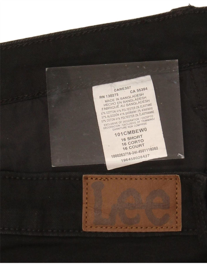 LEE Womens Bootcut Jeans US 16 2XL W38 L29 Black Cotton