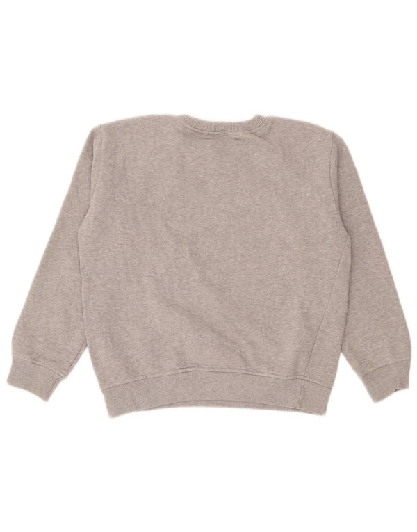 Benetton Sudadera Estampada para Niños 10-11 Años XL Gris Algodón
