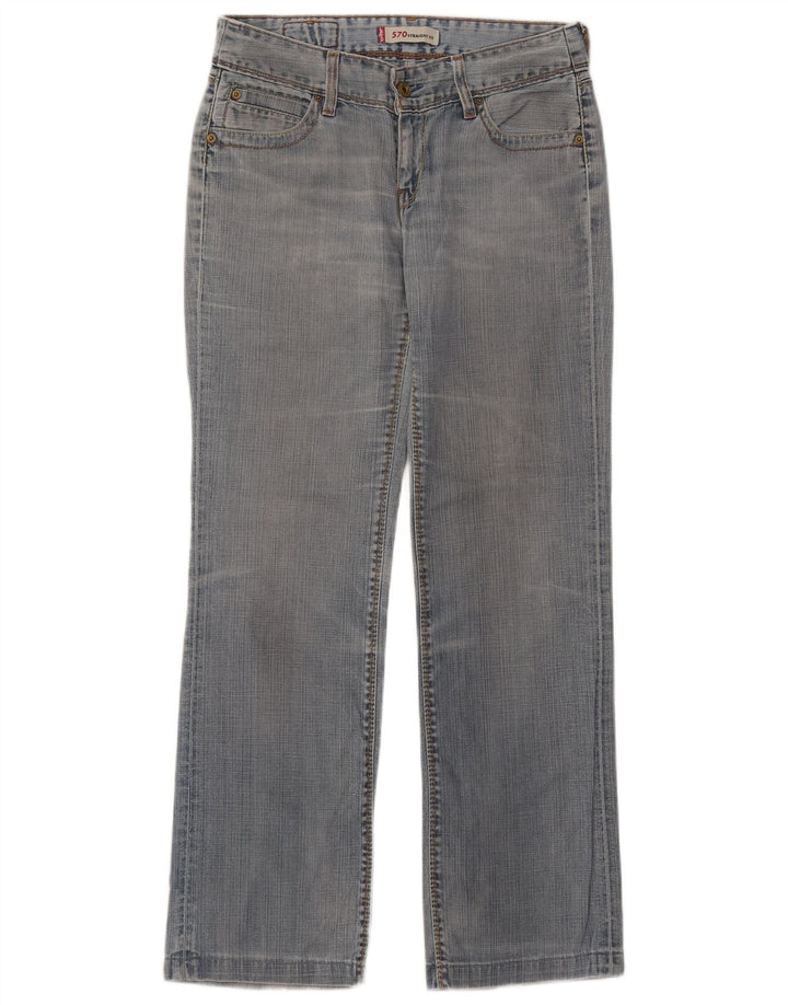 Vaqueros Levi's Mujer 570 Rectos W30 L31 Algodón Azul