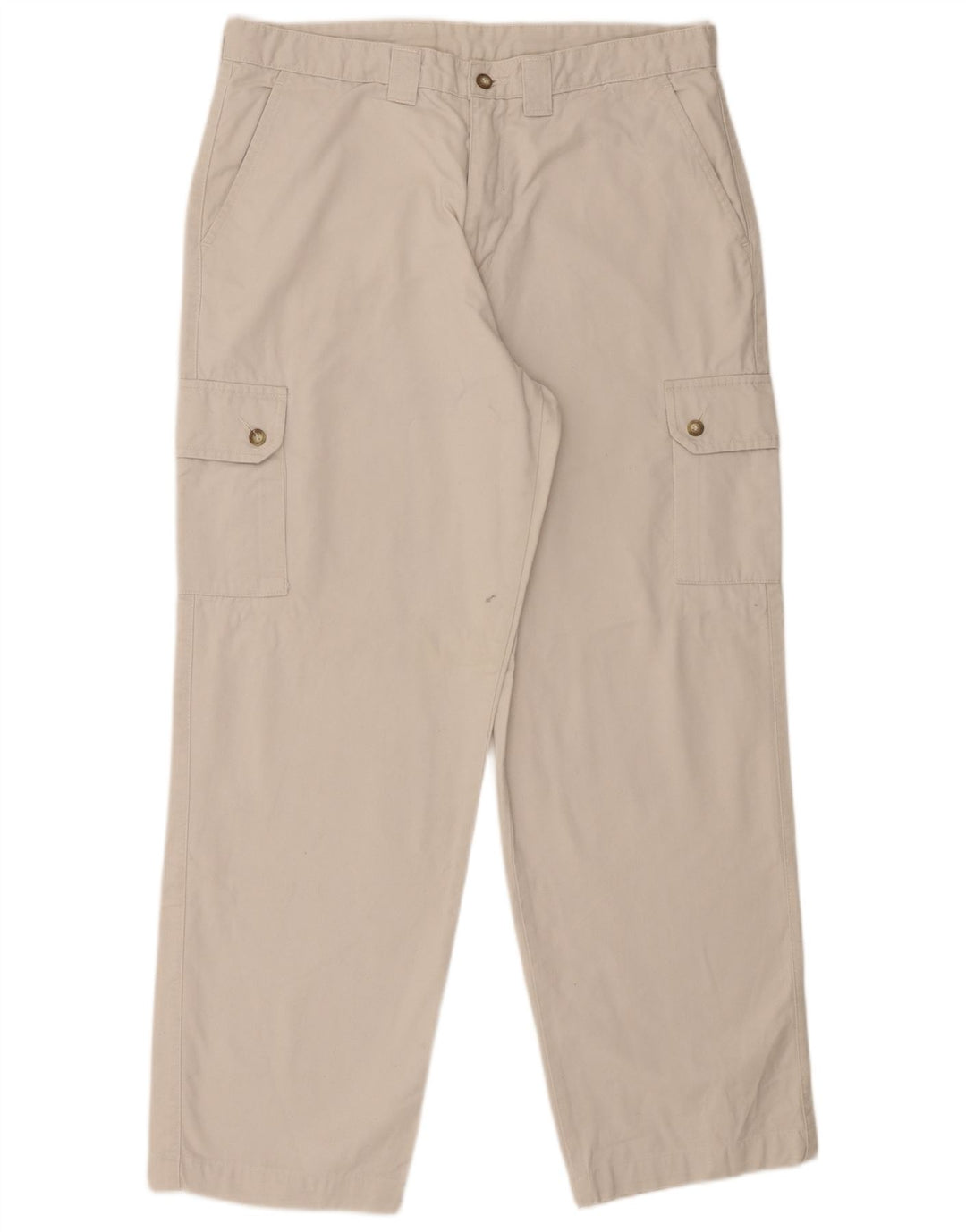 MAVERICK Pantalón cargo recto para hombre W36 L30 Algodón blanco