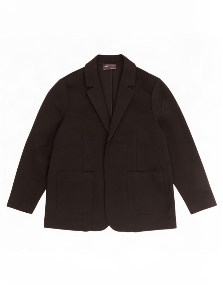 Marks & Spencer Chaqueta Blazer para Mujer UK 20 2XL Poliéster Negro