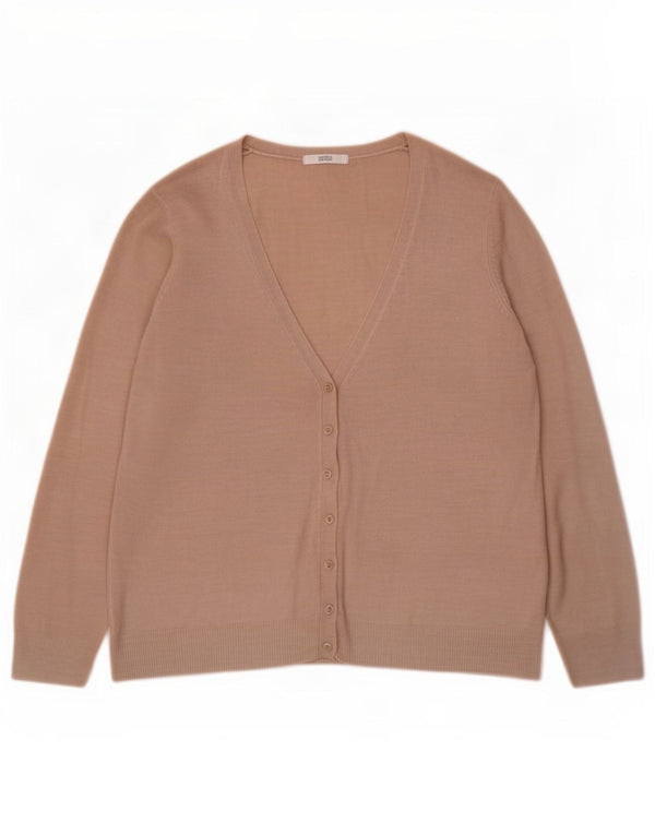 Marks & Spencer Suéter tipo cárdigan para mujer Reino Unido 46 Grande Acrílico beige
