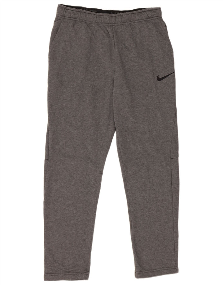 Nike Dri Fit - Pantalones de chándal para mujer, talla 40, poliéster, color gris medio