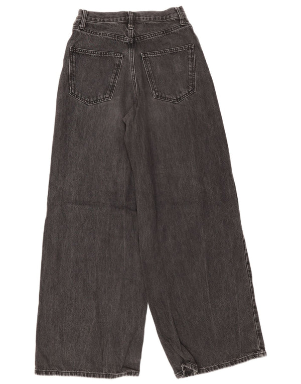 Vaqueros holgados de cintura alta para mujer Topshop W25 L32 Algodón moteado gris