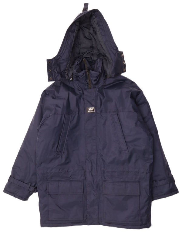 Helly Hansen Abrigo acolchado extragrande con capucha para hombre UK 36 Small Azul marino