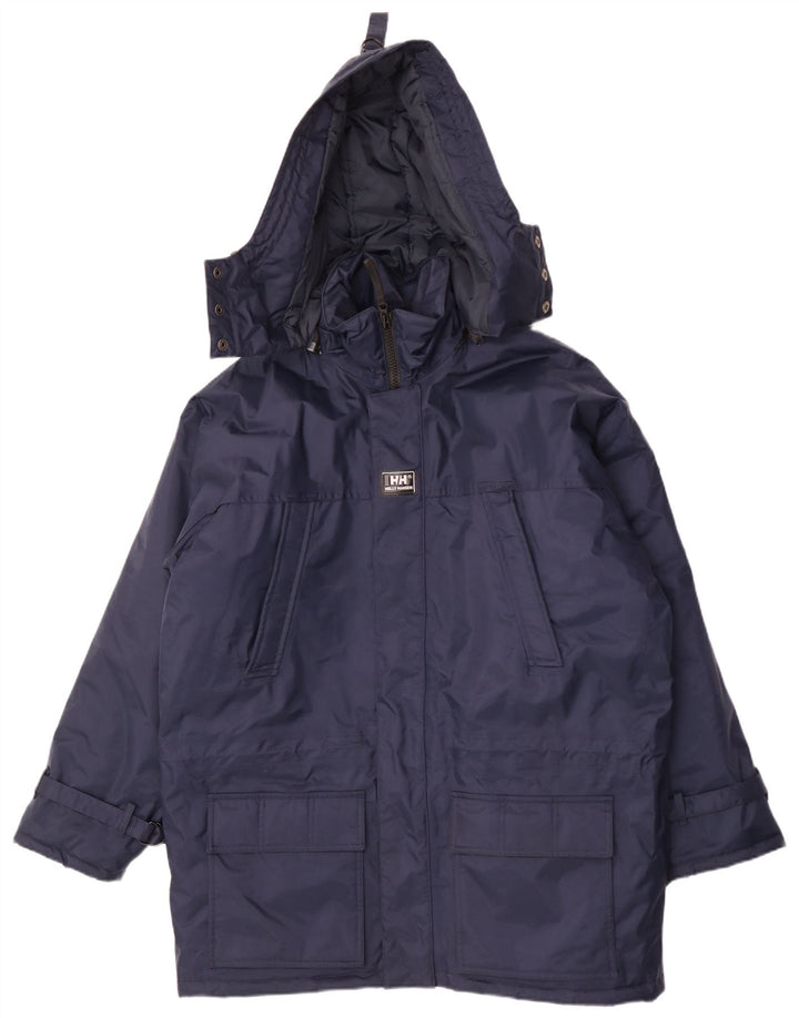 Helly Hansen Abrigo acolchado extragrande con capucha para hombre UK 36 Small Azul marino