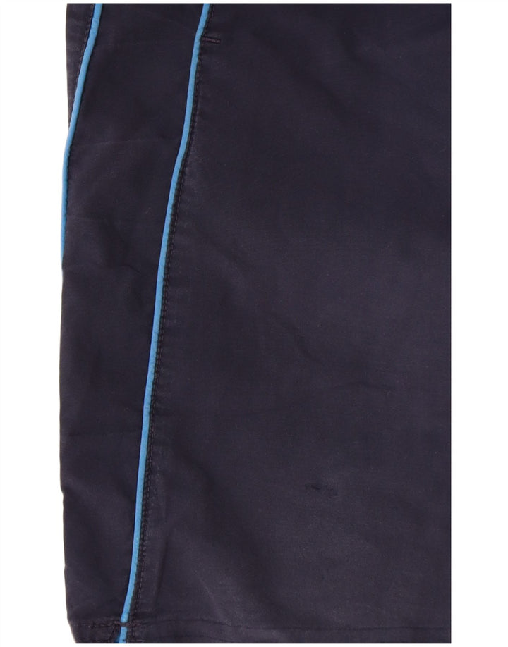 Pantalones cortos deportivos Nike para hombre Poliéster a rayas azul marino mediano