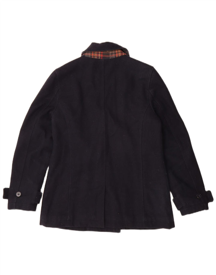 Crew Clothing Chaquetón para mujer UK 40 Lana azul marino mediana