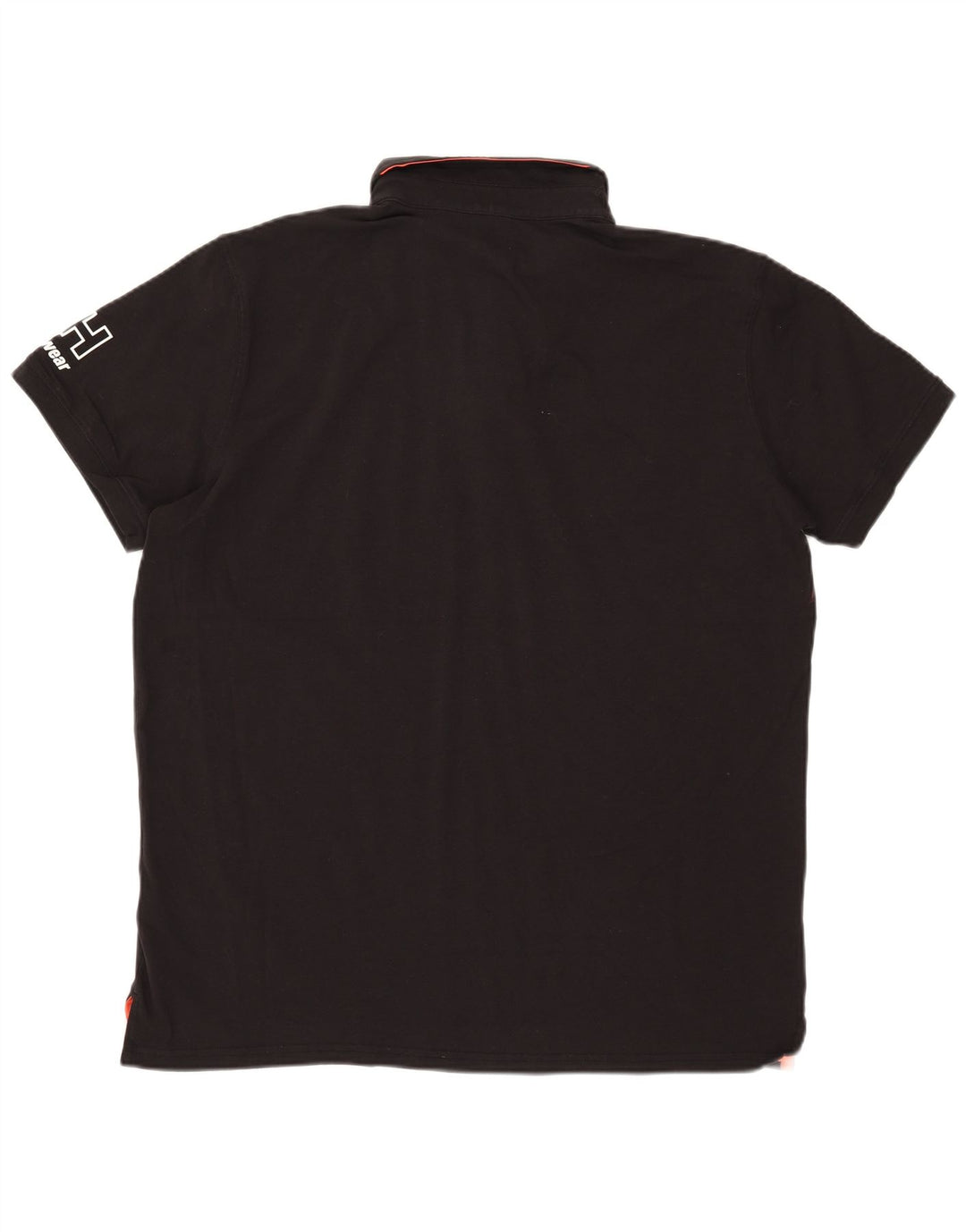 Helly Hansen Polo gráfico para hombre 2XL Algodón negro