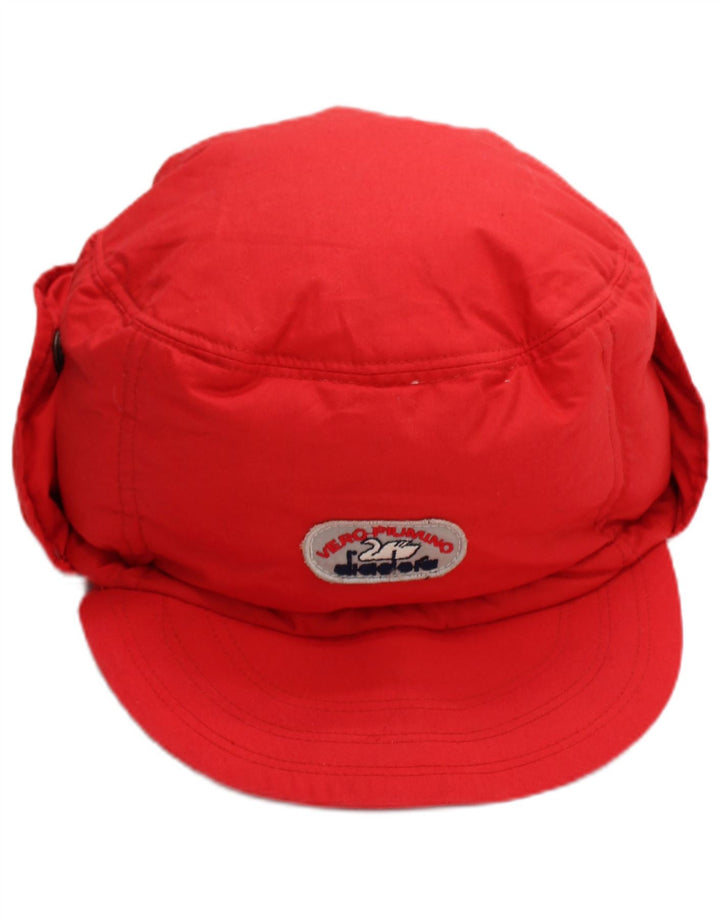 Diadora Gorra Acolchada Con Orejeras Hombre Rojo Mediano