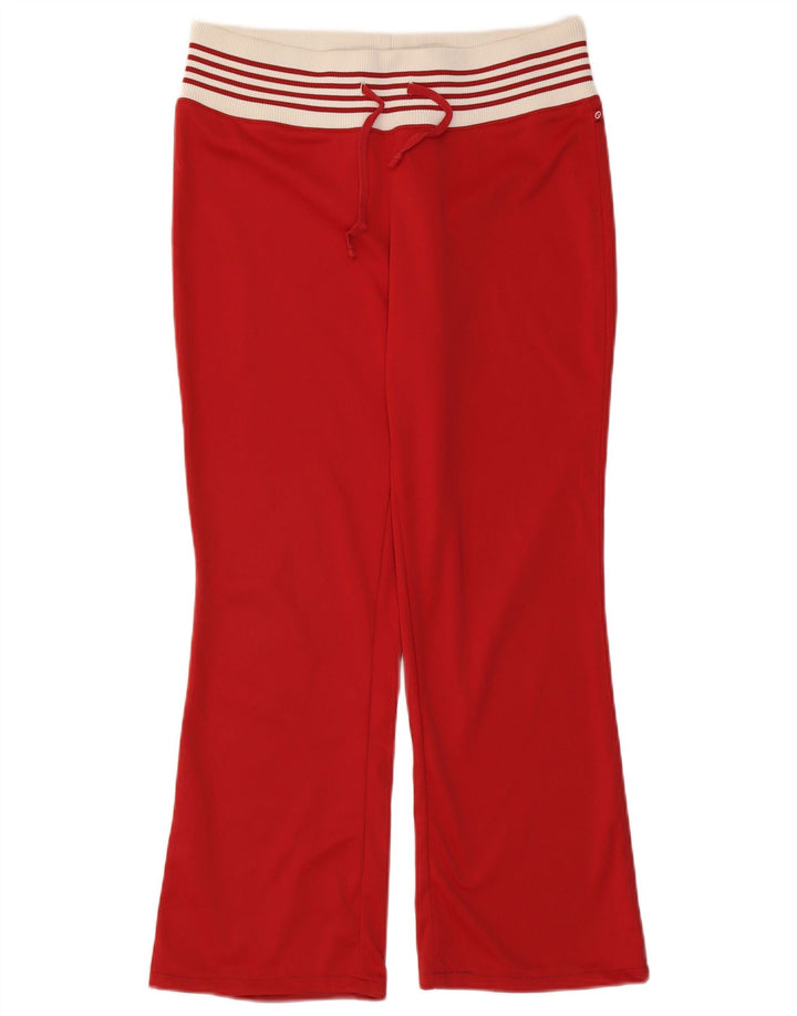 Lotto Pantalones de chándal para mujer UK 44 Large Rojo Colorblock Poliéster