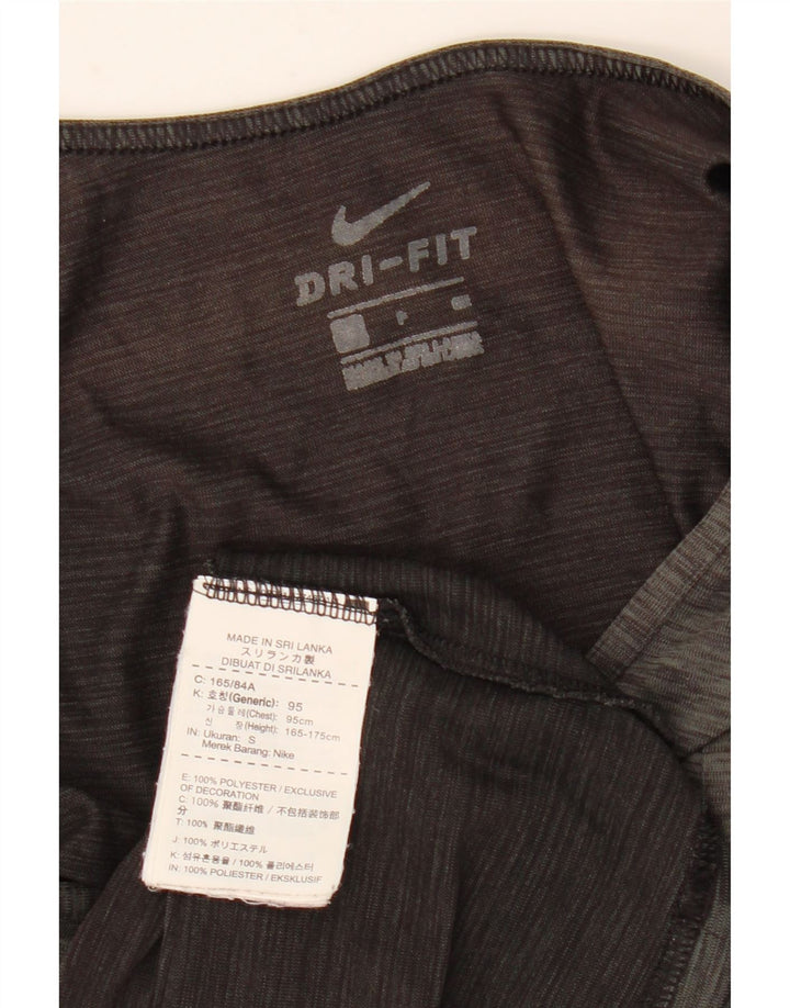 NIKE Mens Dri Fit Chaleco Top Pequeño Caqui Moteado Poliéster