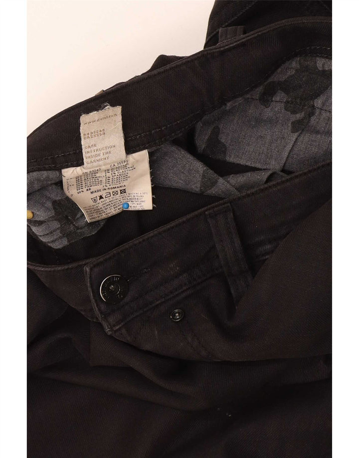 Diesel Vaqueros ajustados para hombre W34 L34 Algodón negro