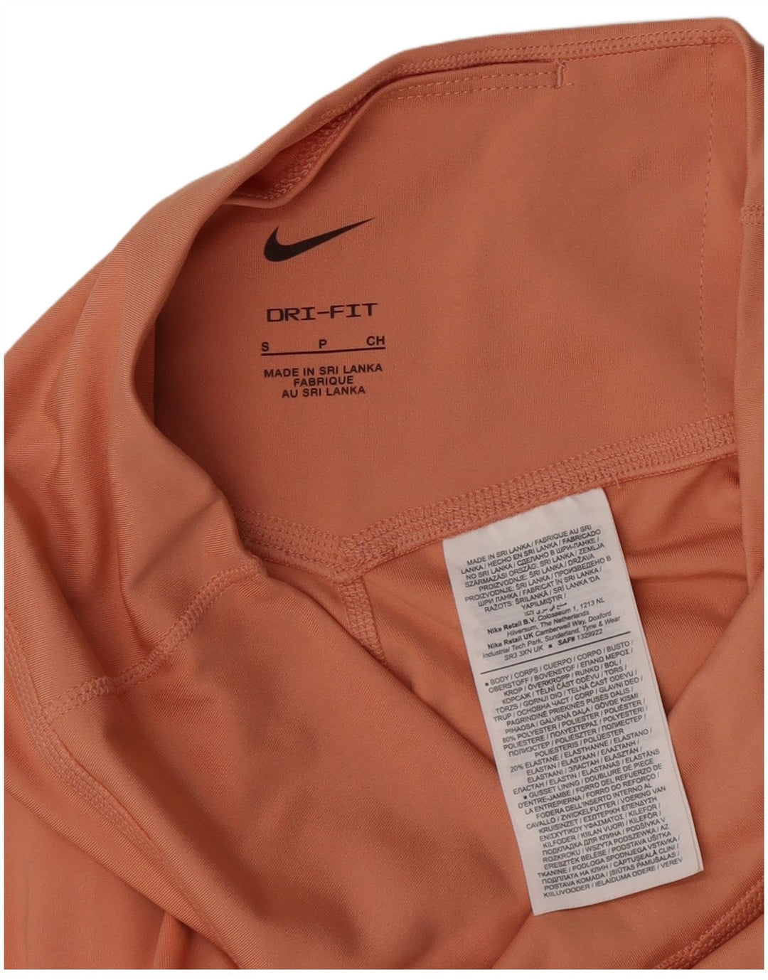 Nike Leggings Dri Fit Graphic para mujer UK 8 Small Naranja Poliéster