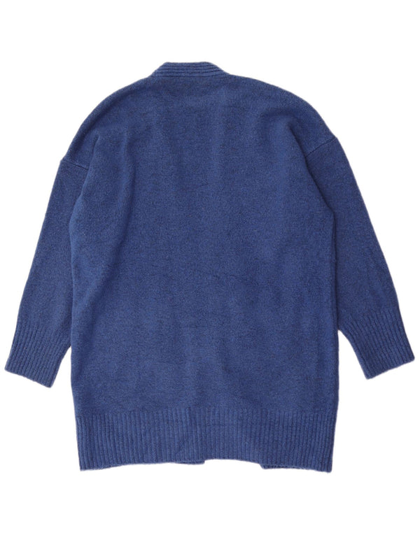 Marks & Spencer Suéter tipo cárdigan largo y holgado para mujer UK 46 Azul grande