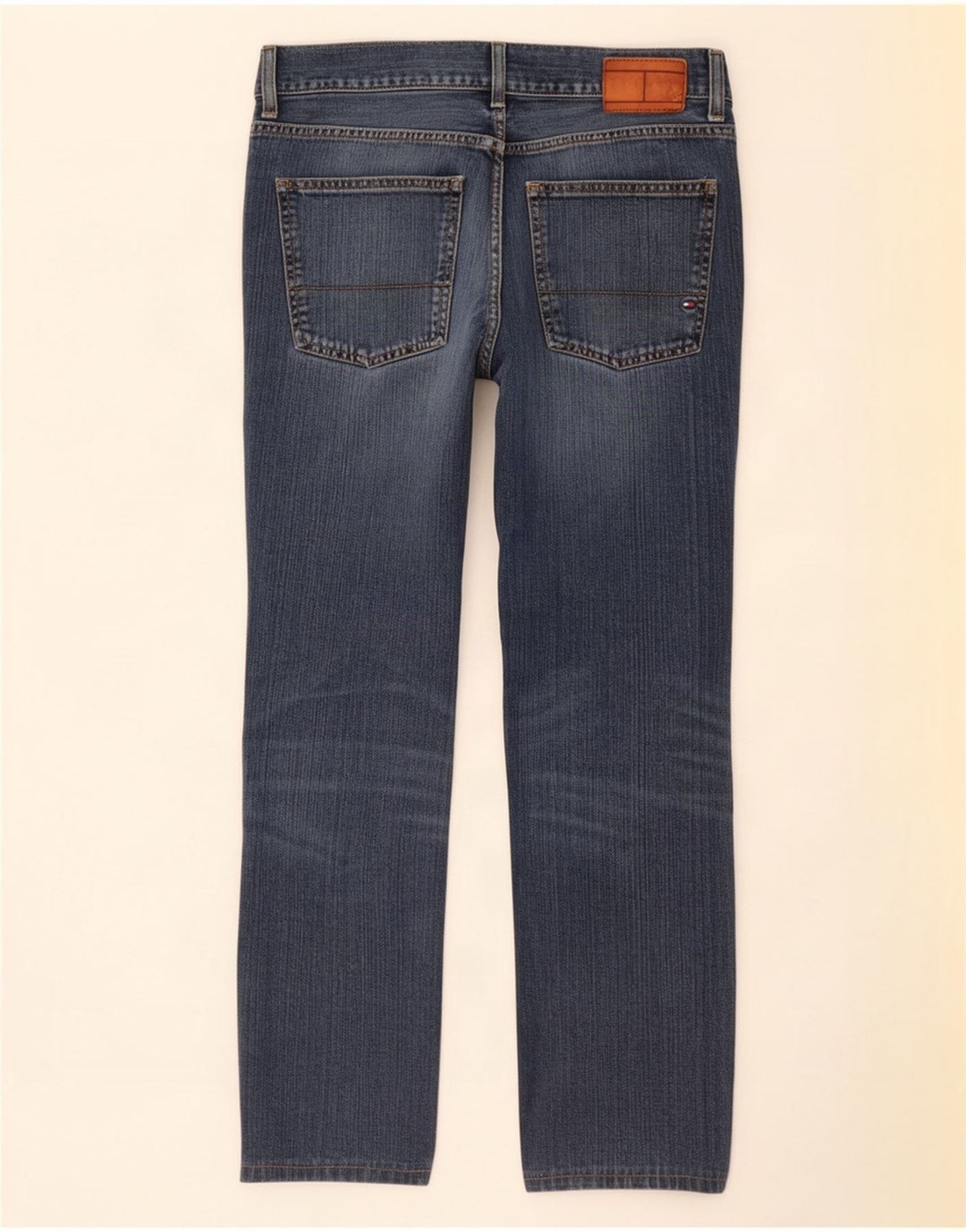 Tommy Hilfiger Vaqueros recortados para hombre W32 L26 Azul