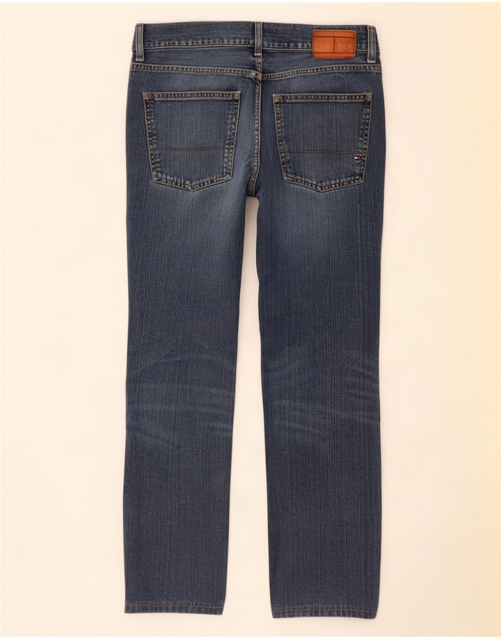 Tommy Hilfiger Vaqueros recortados para hombre W32 L26 Azul
