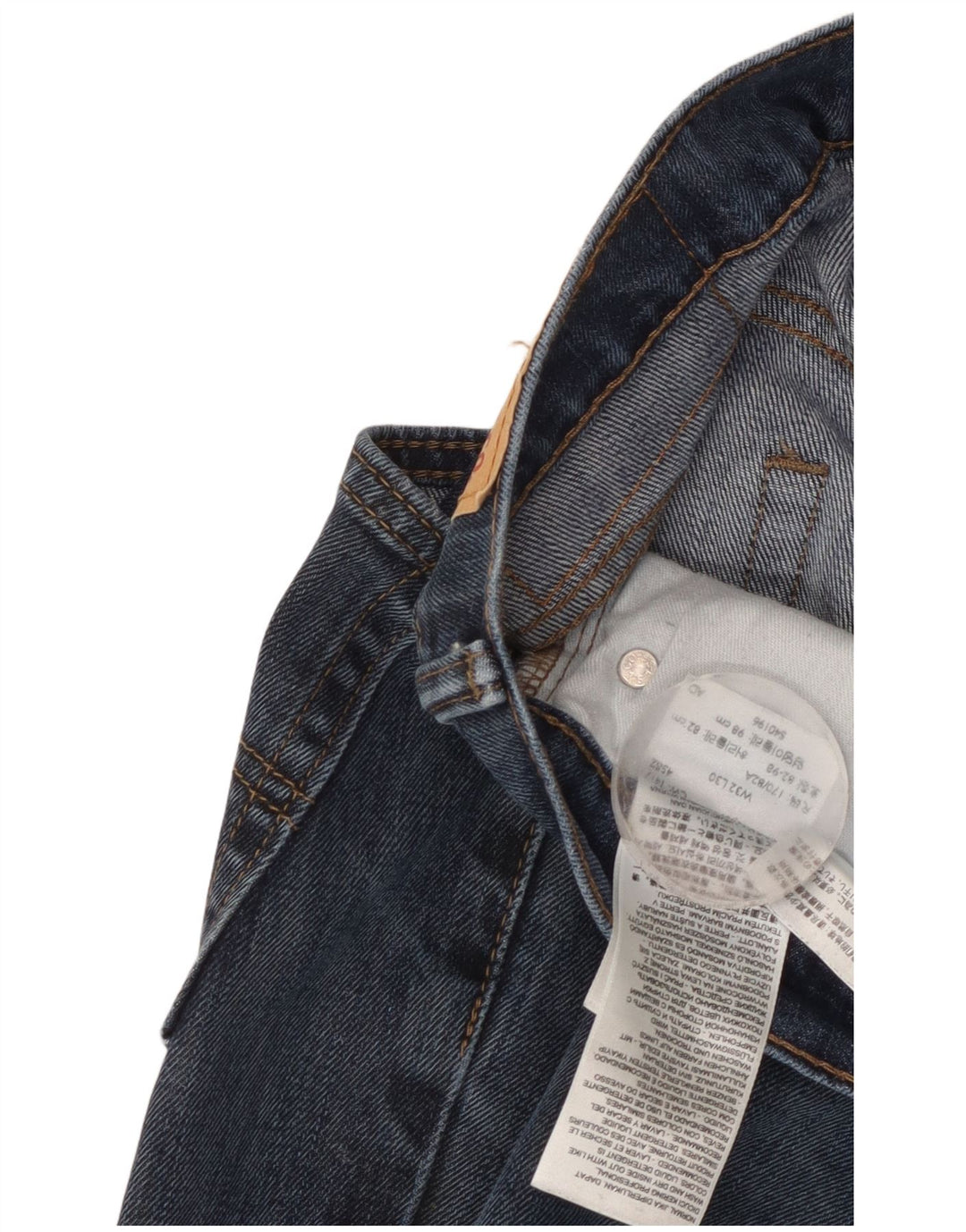 Levi's Hombre 511 Slim Jeans W32 L30 Algodón Azul