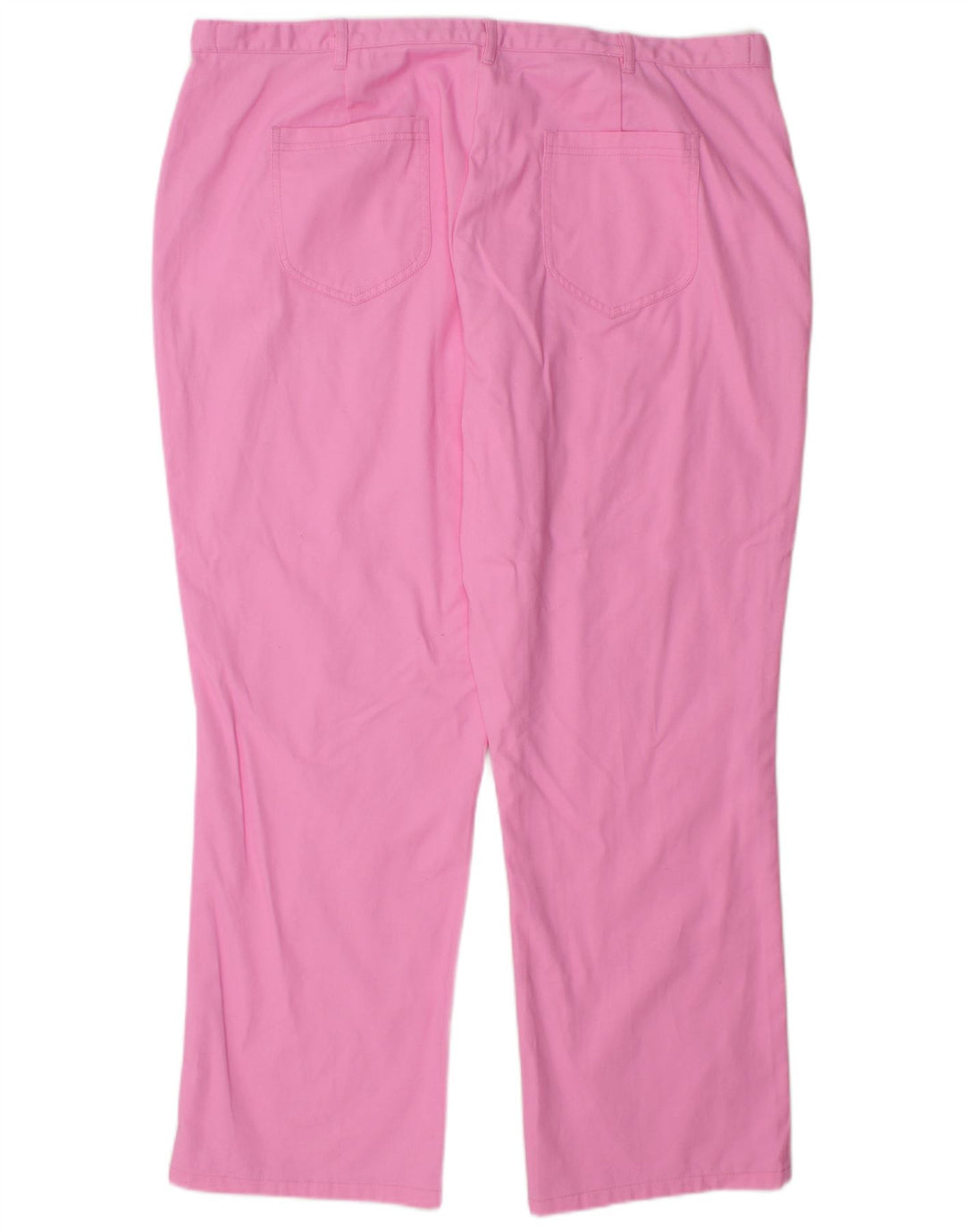 COTTON TRADERS Pantalones chinos rectos para mujer UK 22 3XL W44 L29 Rosa