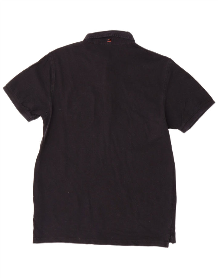 Polo Sun68 para hombre de algodón negro mediano