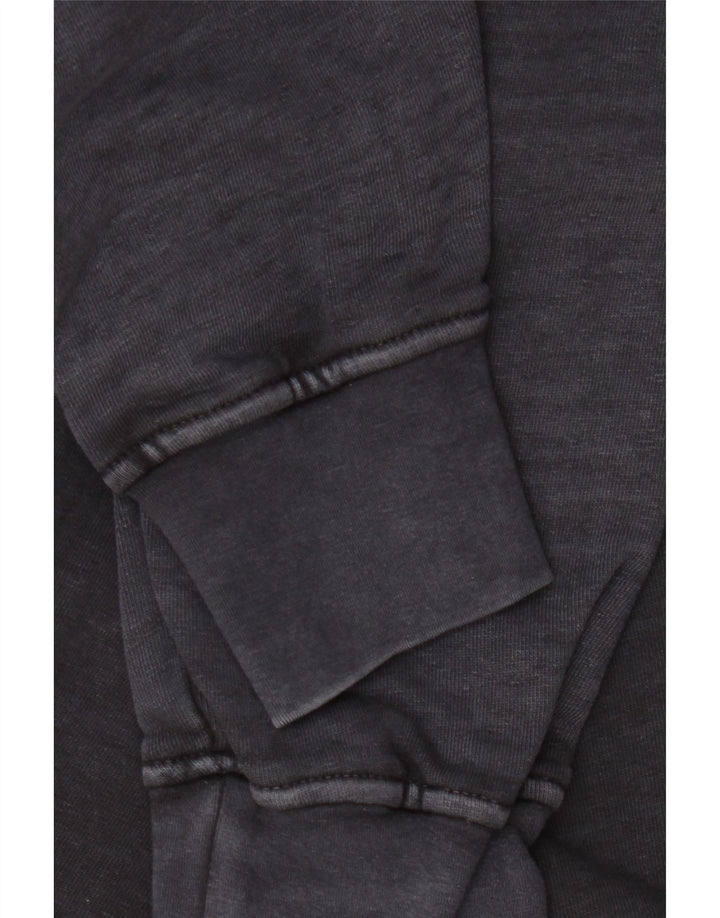 SOCCX Jersey con capucha gráfica para hombre Reino Unido 42 Grande Algodón negro