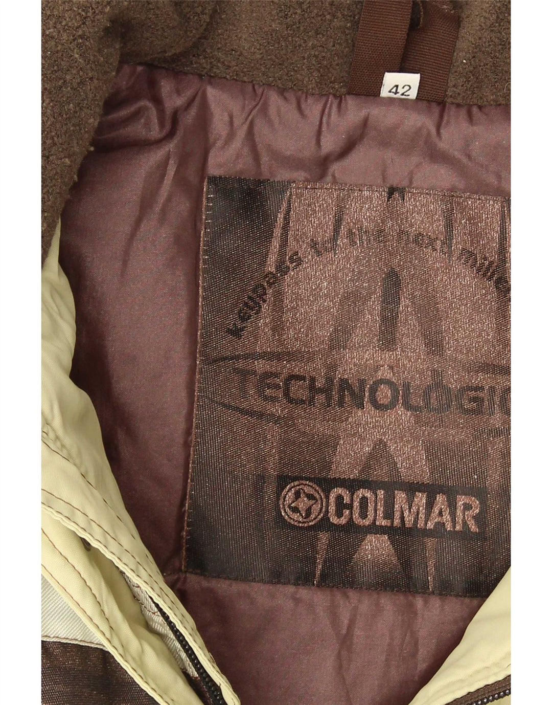 Colmar Chaqueta de esquí con capucha gráfica para hombre US 42 Large Green Colourblock