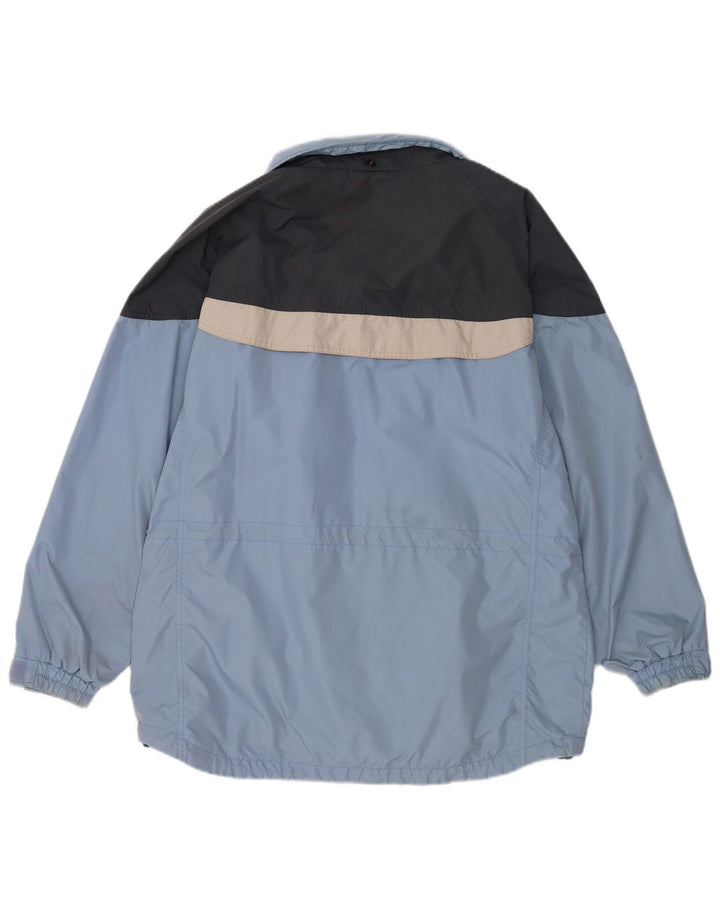 COLUMBIA Womens Oversized Windbreaker Jacket UK 16 Large Blue Colourblock