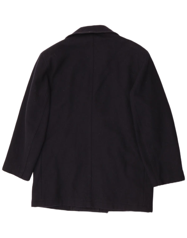 Bramante Abrigo De Doble Botonadura Para Hombre IT 50 Large Lana Azul Marino