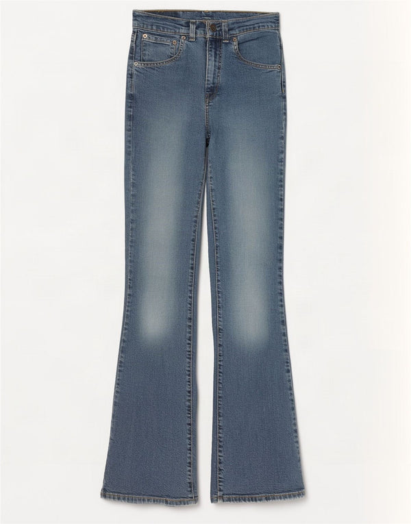 Levi's Mujer 525 Vaqueros Acampanados W28 L34 Algodón Azul