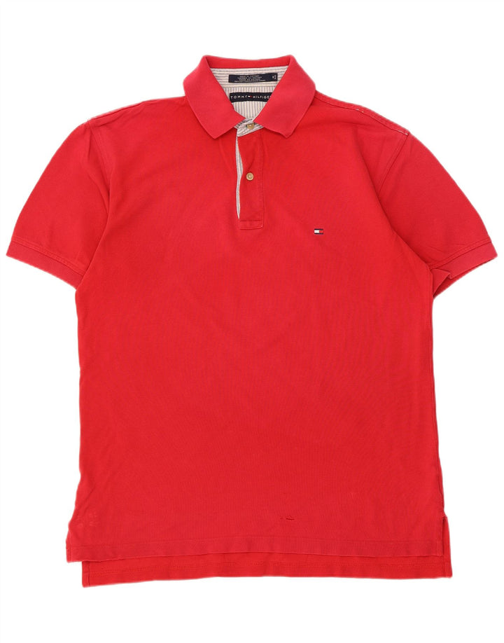 Polo Tommy Hilfiger Hombre Algodón Rojo Medio