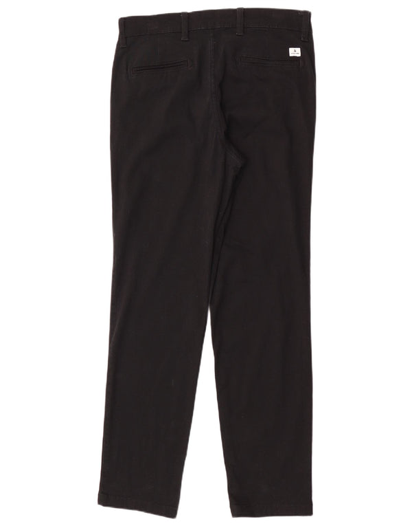 Jack & Jones Pantalón chino regular para hombre W30 L30 Algodón negro