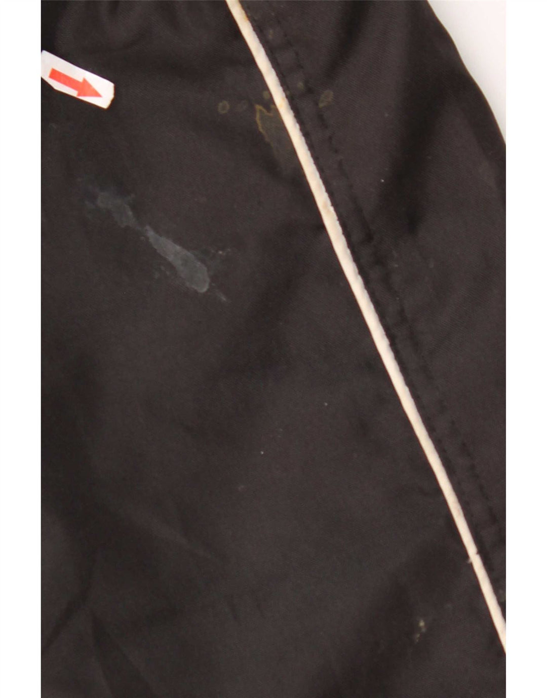 Kappa Chaqueta cortavientos para hombre UK 42 XL Poliéster negro