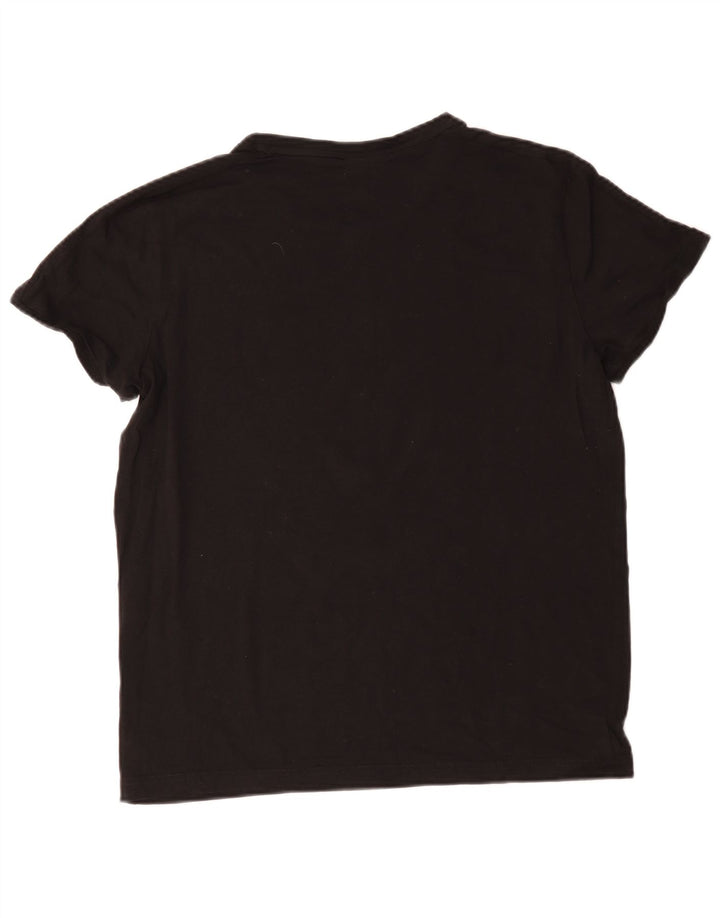 Puma - Camiseta para hombre, talla grande, algodón negro