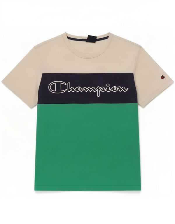 Champion Camiseta Gráfica para Hombre Top Small Off White Colorblock