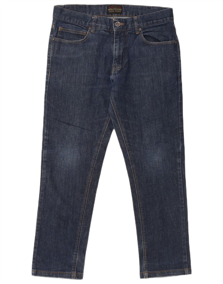 ZARA Vaqueros Slim Hombre EU 40 Medium W31 L26 Algodón Azul
