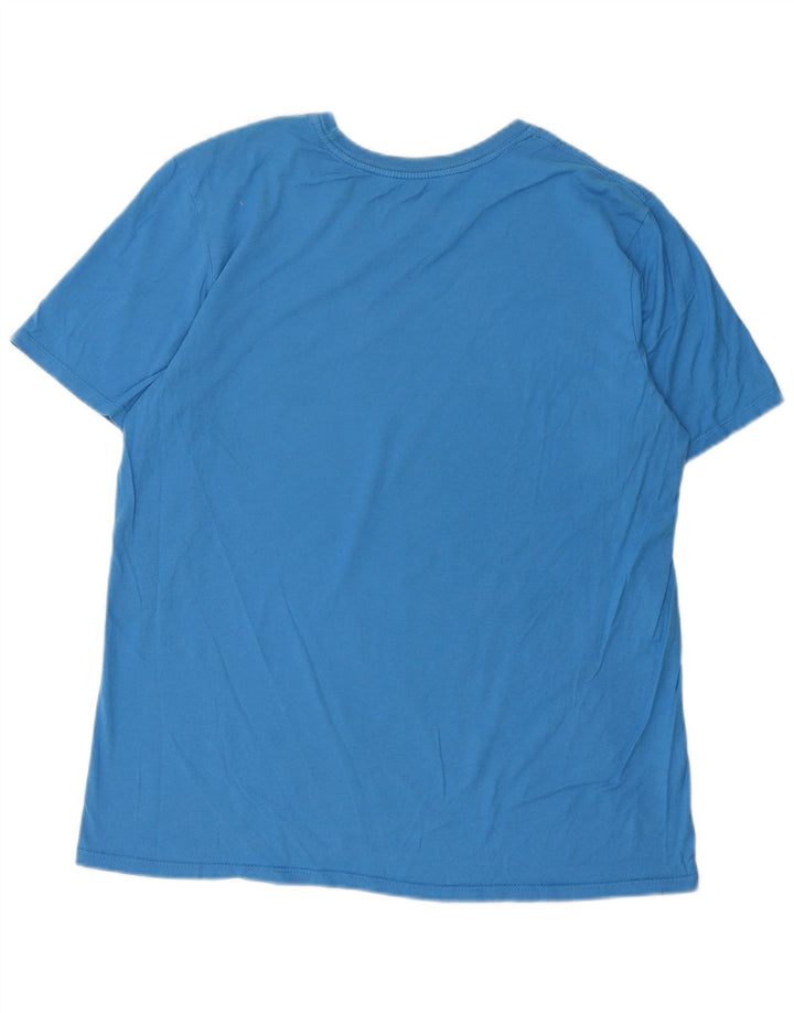 Nike Camiseta con gráfico de corte atlético para hombre, talla grande, azul