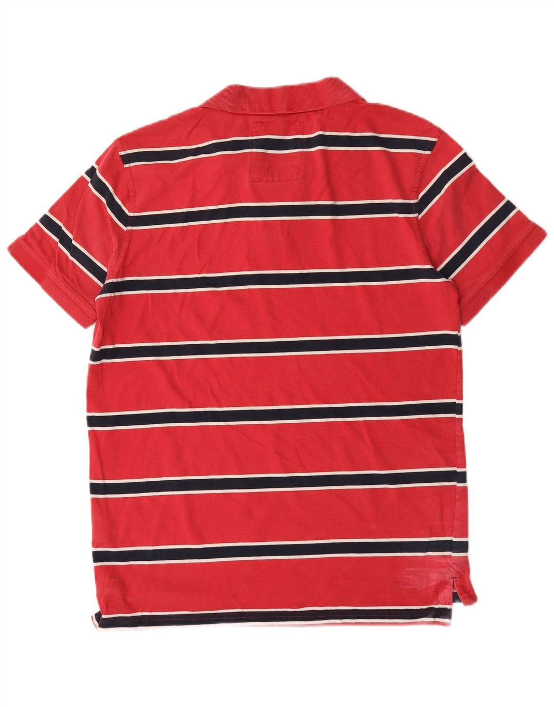 Crew Clothing Polo para hombre Algodón a rayas rojo medio