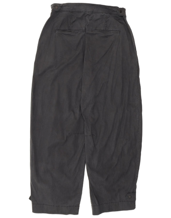 Marks & Spencer Pantalones chinos de cintura alta para mujer UK 18 XL W36 L30 Negro