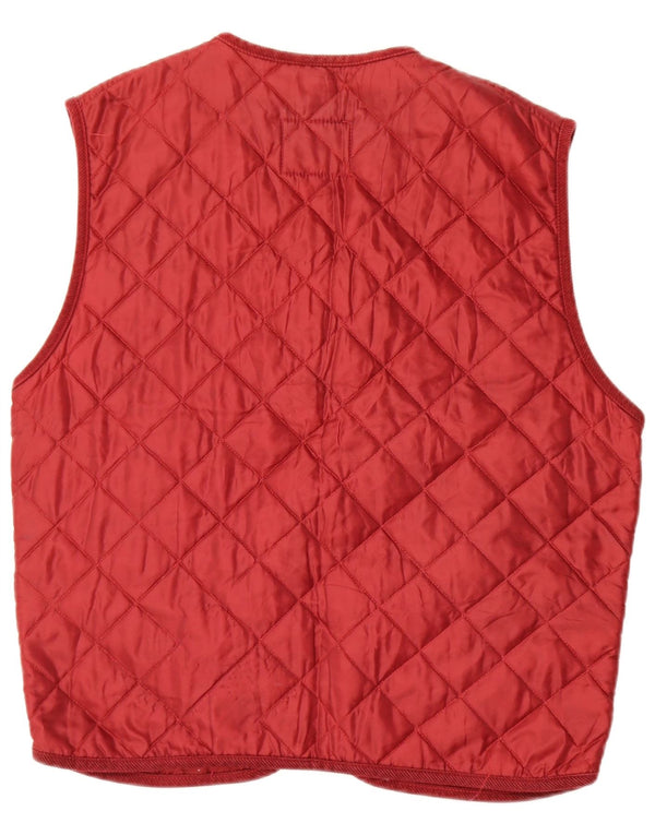 Chaleco acolchado para hombre North Pole UK 38 Medium Red Nylon