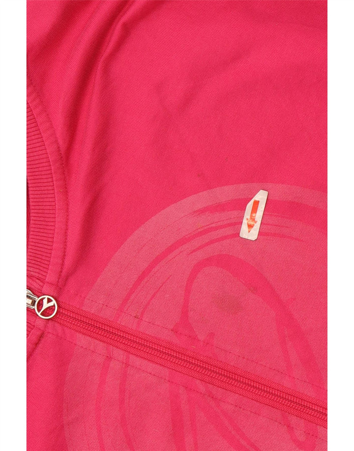Diadora Chaqueta De Chándal Extragrande Con Gráfico Para Mujer UK 40 Large Pink