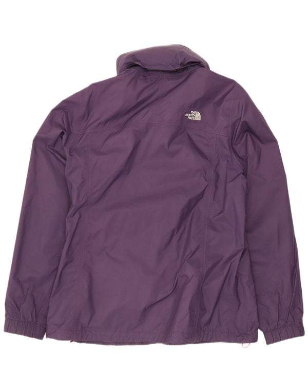 The North Face Chaqueta impermeable con capucha para mujer UK 46 Large Nylon morado