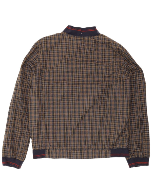 Rifle Chaqueta bomber para hombre UK 40 Large Marrón Check Poliéster